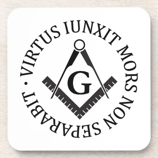 Freemasonerbord Drankjes Onderzetter (Voorkant)