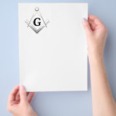 Freemasonerbord Flyer (Hand)