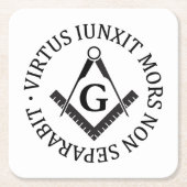Freemasonerbord Kartonnen Onderzetters (Voorkant)