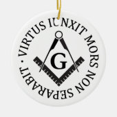 Freemasonerbord Keramisch Ornament (Voorkant)