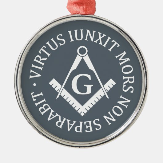 Freemasonerbord Metalen Ornament (Voorkant)