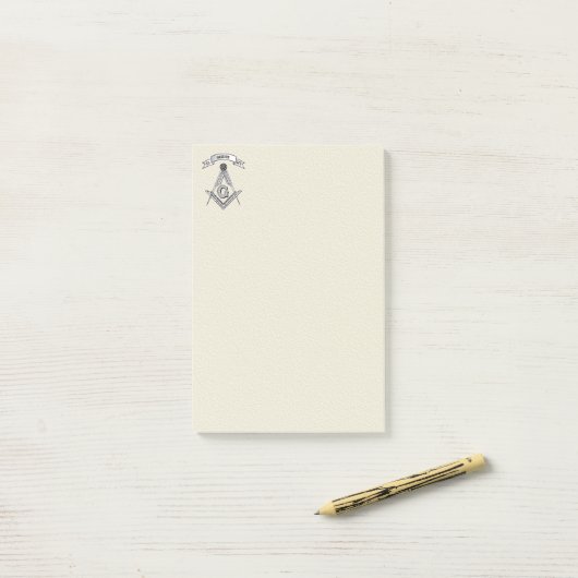 Freemasonerbord Post-it® Notes (Op bureau)