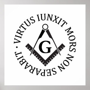 Freemasonerbord Poster
