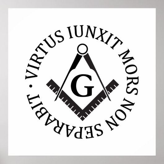 Freemasonerbord Poster (Voorkant)