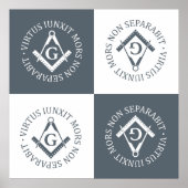 Freemasonerbord Poster (Voorkant)