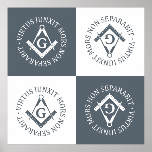 Freemasonerbord Poster (Voorkant)