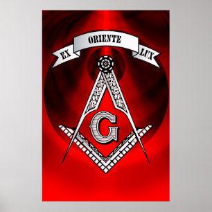 Freemasonerbord Poster