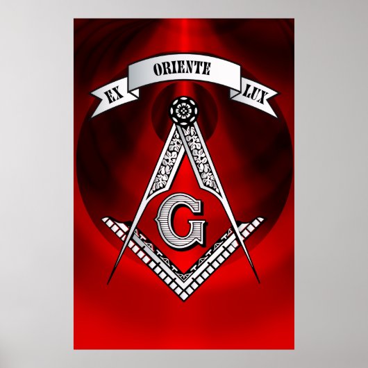 Freemasonerbord Poster (Voorkant)