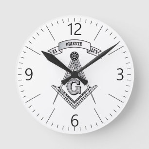 Freemasonerbord Ronde Klok
