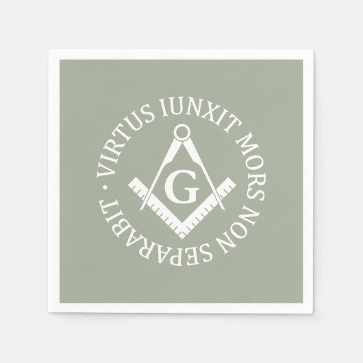 Freemasonerbord Servetten (Voorkant)