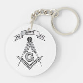 Freemasonerbord Sleutelhanger (Achterkant)
