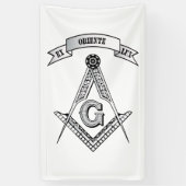 Freemasonerbord Spandoek (Verticaal)