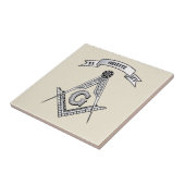 Freemasonerbord Tegeltje (Zijkant)