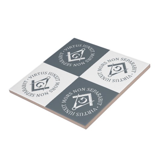 Freemasonerbord Tegeltje (Zijkant)