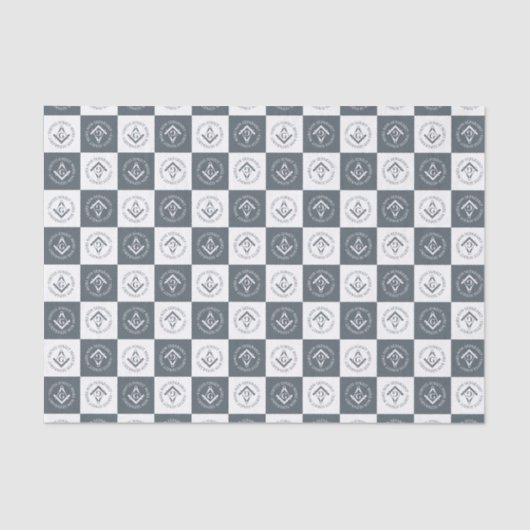 Freemasonerbord Tissuepapier (Voorkant)