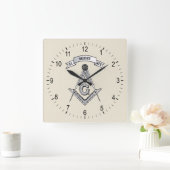 Freemasonerbord Vierkante Klok (Huis)