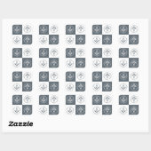 Freemasonerbord Vierkante Sticker (Vel)