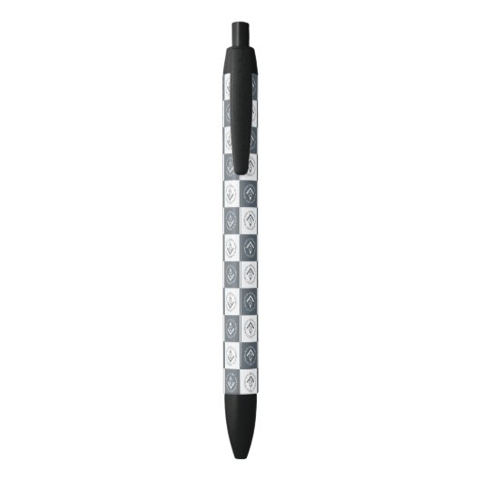 Freemasonerbord Zwarte Inkt Pen (Achterkant (Verticaal))