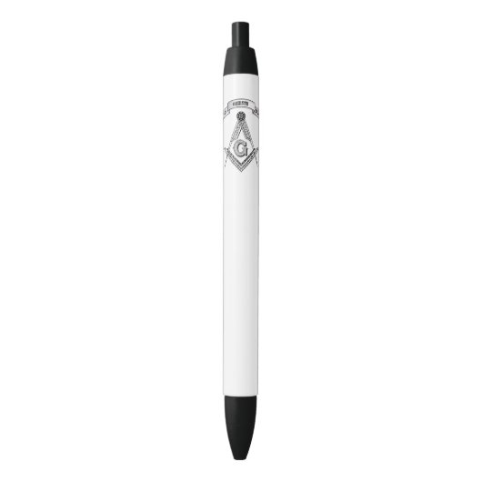 Freemasonerbord Zwarte Inkt Pen (Voorkant Verticaal)