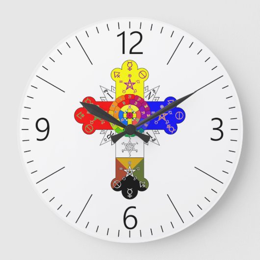 Freemasonic Rosy Cross Grote Klok (Voorkant)