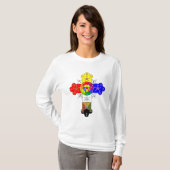 Freemasonic Rosy Cross T-shirt (Voorkant volledig)