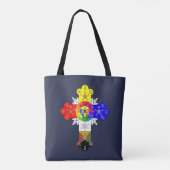 Freemasonic Rosy Cross Tote Bag (Achterkant)