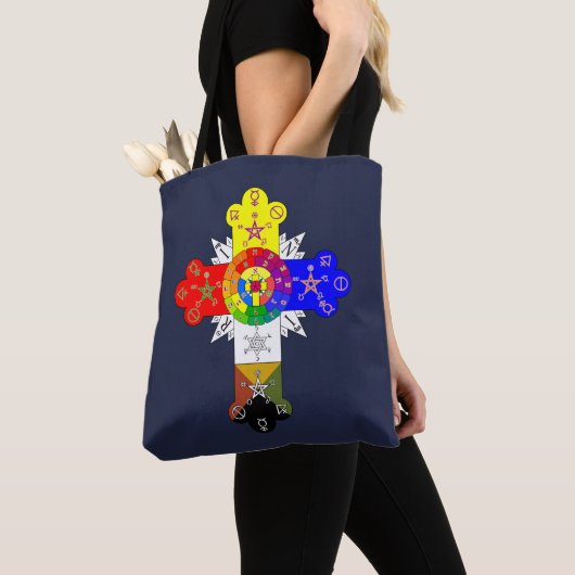 Freemasonic Rosy Cross Tote Bag (Dichtbij)