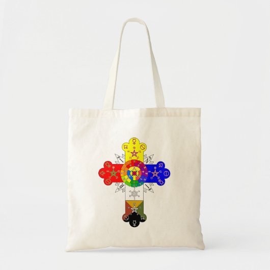 Freemasonic Rosy Cross Tote Bag (Voorkant)
