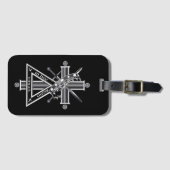 Freemasonkruis Bagagelabel (Voorkant (horizontaal))