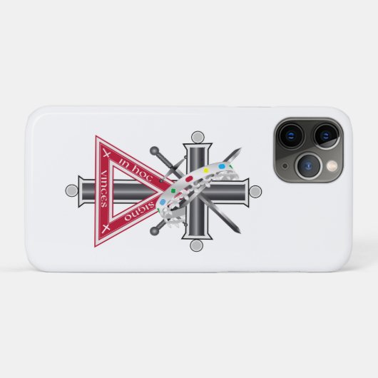 Freemasonkruis Case-Mate iPhone Case (Achterkant (horizontaal))
