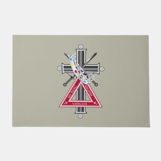 Freemasonkruis Deurmat (Voorkant)