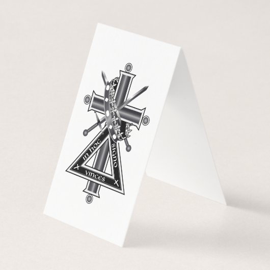 Freemasonkruis Kaart (Achterkant)