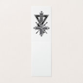 Freemasonkruis Kaart (Buitenkant ongevouwen)