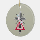 Freemasonkruis Keramisch Ornament (Links)
