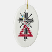 Freemasonkruis Keramisch Ornament (Rechts)