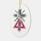 Freemasonkruis Keramisch Ornament (Links)
