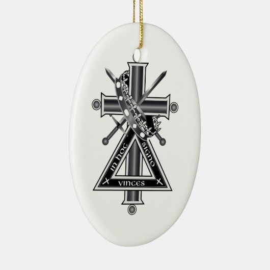 Freemasonkruis Keramisch Ornament (Rechts)