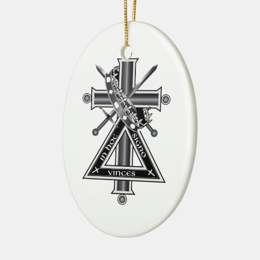Freemasonkruis Keramisch Ornament (Links)