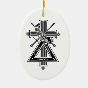 Freemasonkruis Keramisch Ornament