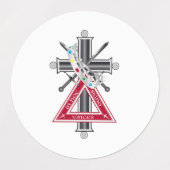 Freemasonkruis Labels (Design 1)