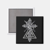 Freemasonkruis Magneet (Voorkant / Achterkant)