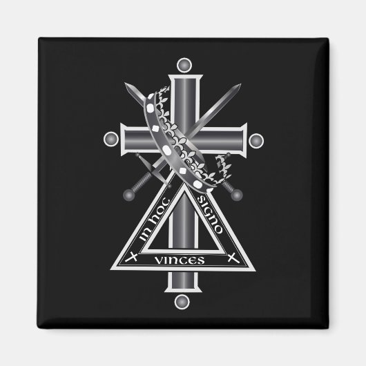 Freemasonkruis Magneet (Voorkant)
