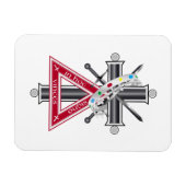 Freemasonkruis Magneet (Horizontaal)