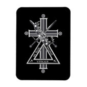 Freemasonkruis Magneet (Verticaal)