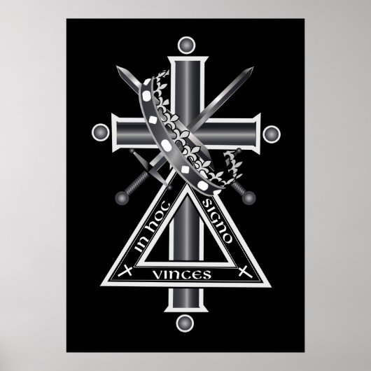 Freemasonkruis Poster (Voorkant)