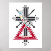 Freemasonkruis Poster (Voorkant)