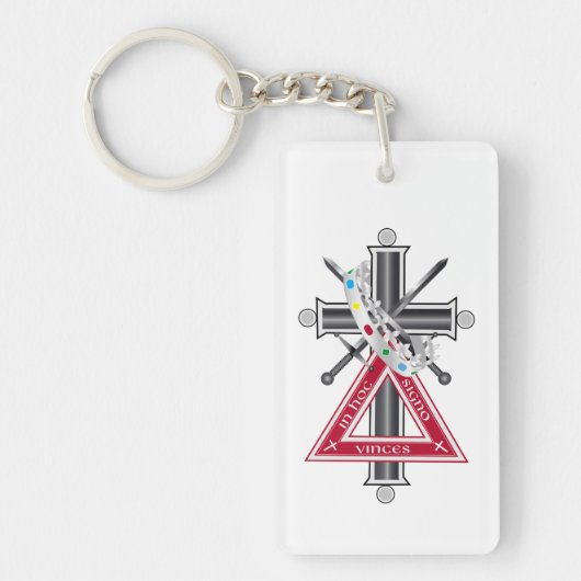 Freemasonkruis Sleutelhanger (Voorkant)