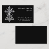 Freemasonkruis Visitekaartje (Voorkant / Achterkant)