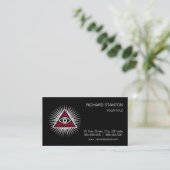 Freemasonoog Visitekaartje (Staand voorkant)