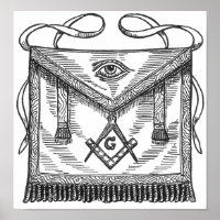 Freemasonry Blue Lodge Schort